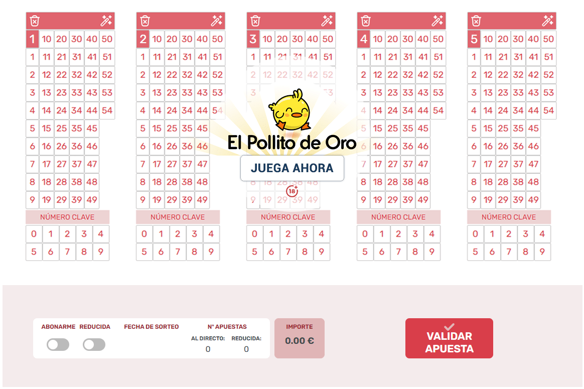 Jugar online a El Gordo de la Primitiva