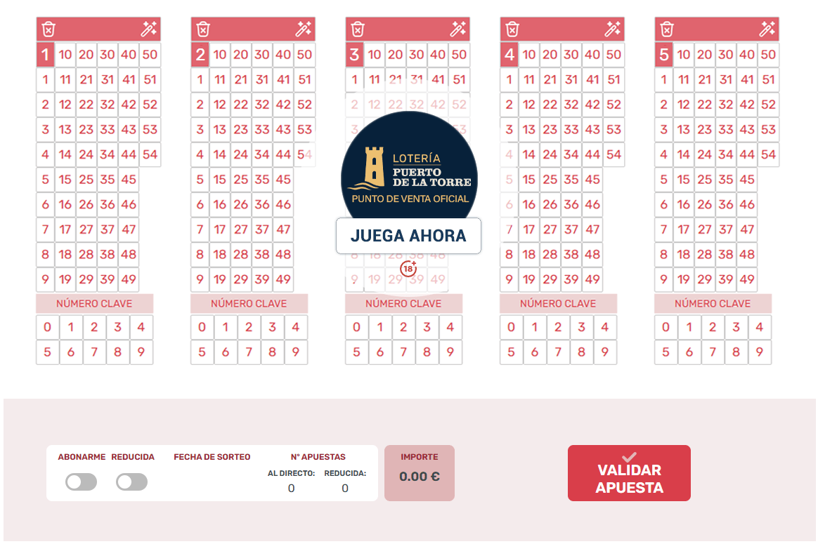 Jugar online a El Gordo de la Primitiva